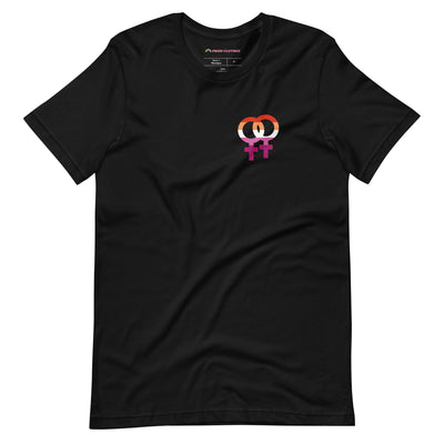 Love Loud Symbolic Strength Lesbian Pride T-Shirt