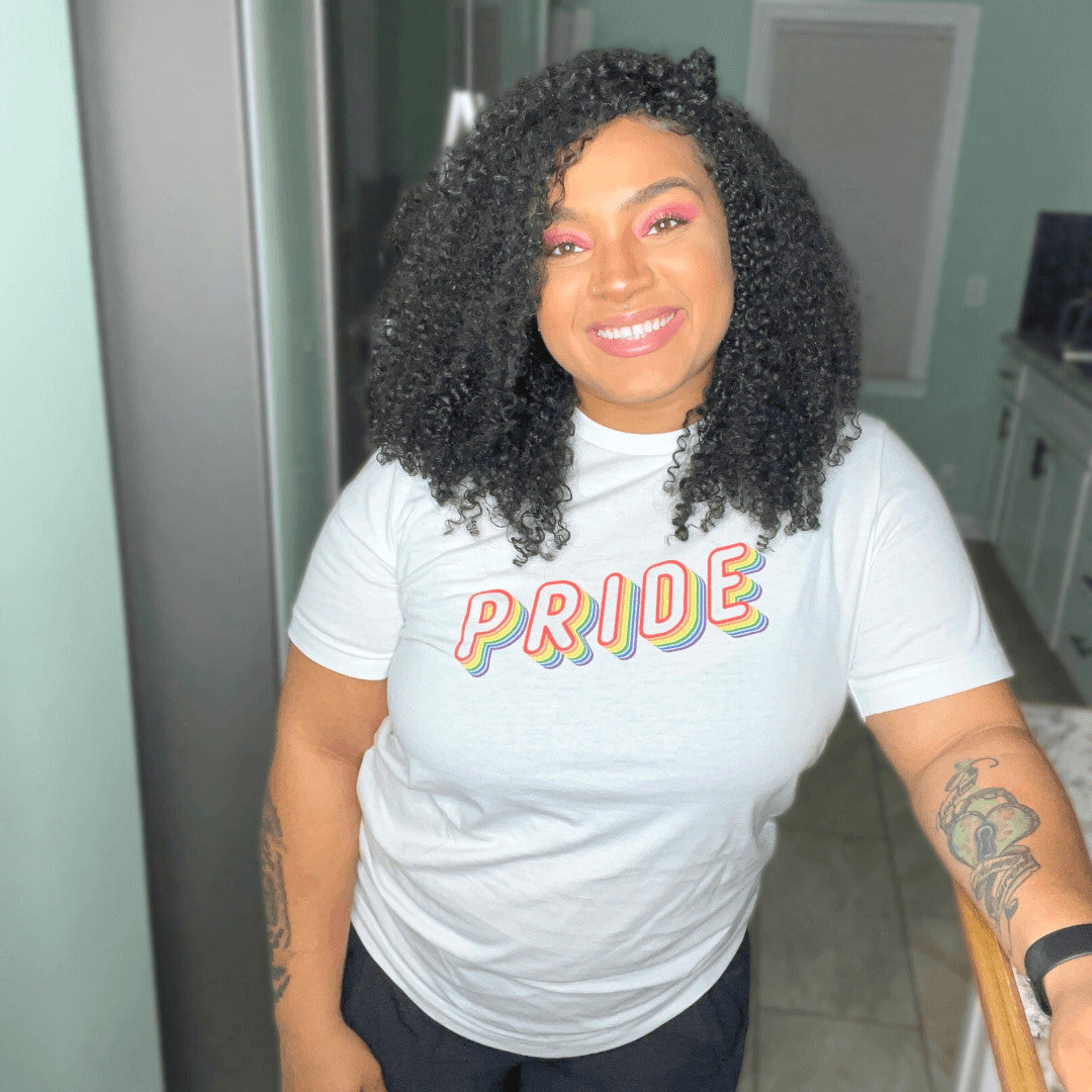 Pride Clothes - Strikingly Astonishing Roller Skate Vibes Pride TShirt