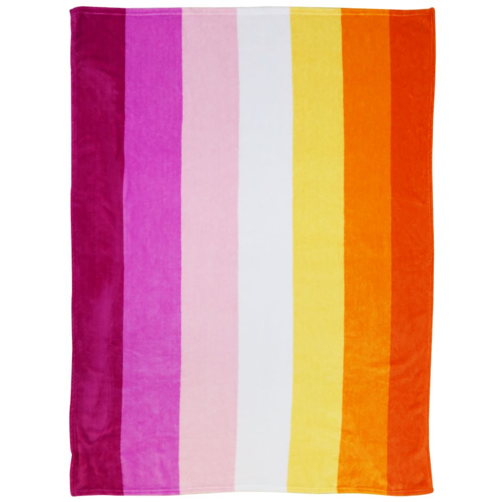 Lesbian Pride Flag Throw Blanket