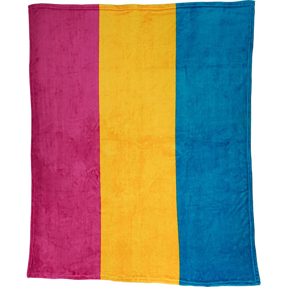 Pride Clothes - Love Inclusively Pansexual Pride Flag Throw Blanket