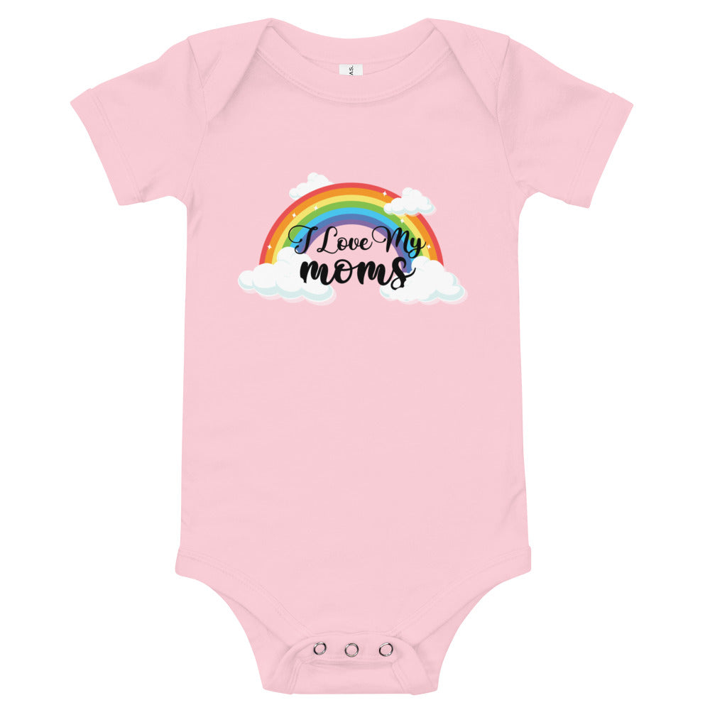 Pride Clothes - Two Moms Are Better Than One Adorable Pride Baby Onesie - Pink