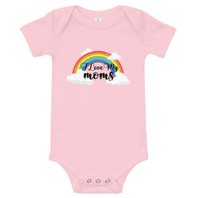 Pride Clothes - Two Moms Are Better Than One Adorable Pride Baby Onesie - Pink