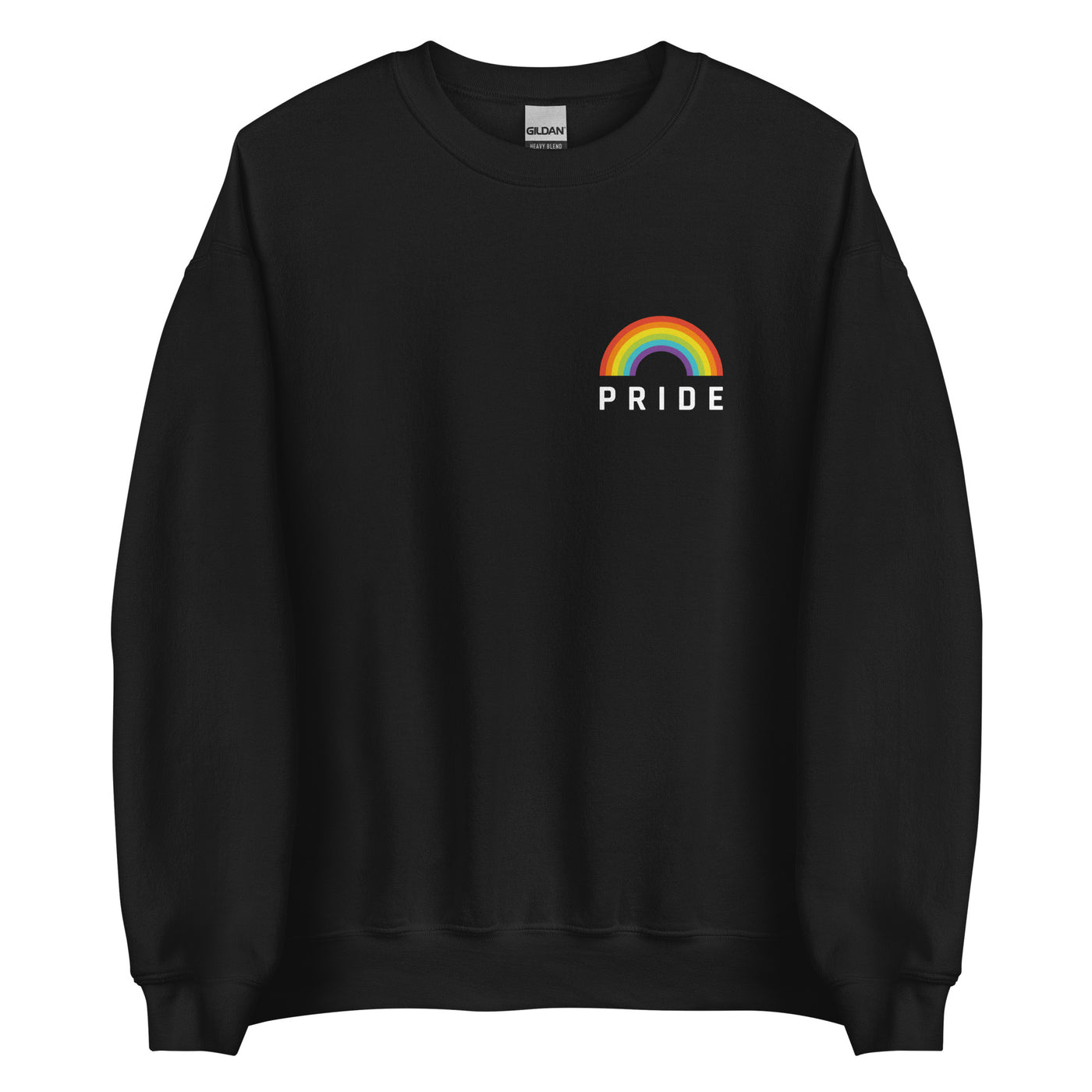 Pride Clothes - The Unapologetic LGBTQIA+ Rainbow Pride Sweatshirt - Black