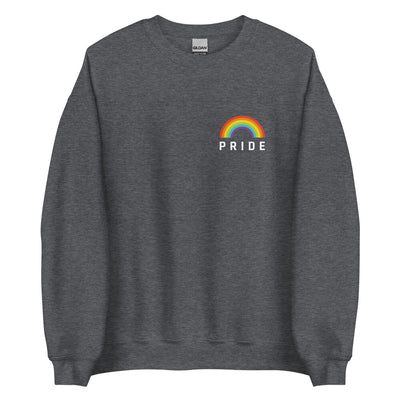 Pride Clothes - The Unapologetic LGBTQIA+ Rainbow Pride Sweatshirt - Dark Heather