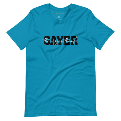 Pride Clothes - Hands Up in the Air and Show That Your Gayer T-Shirt - Aqua