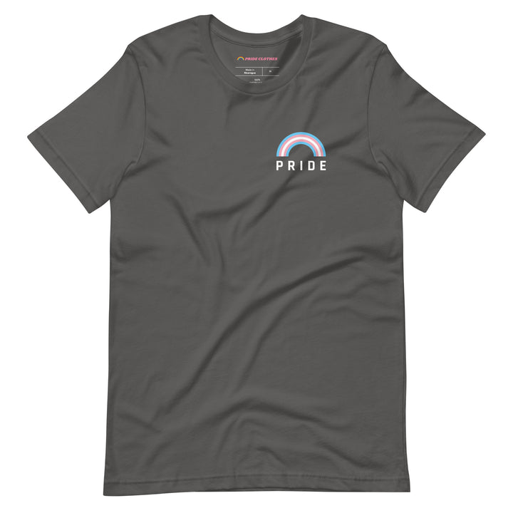 Pride Clothes - Transgender Rainbow Trans Pride T-Shirt - Asphalt