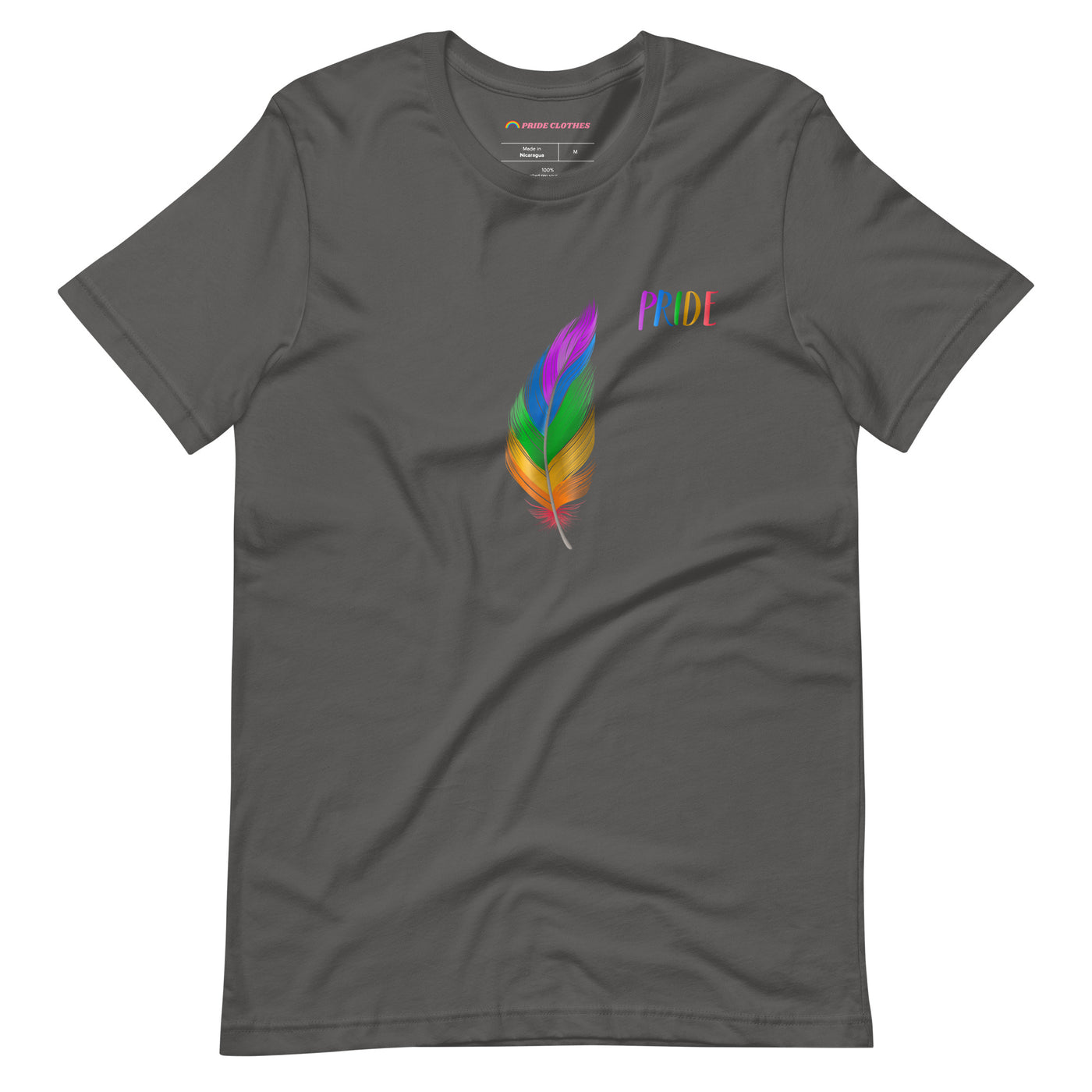 Pride Clothes - A Pride Feather Shirt That Can Make You Look and Feel Your Best - Asphalt