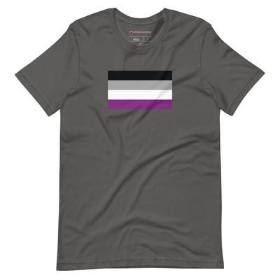 Pride Clothes - Love is More Than Just Romance Asexual Pride T-Shirt - Asphalt