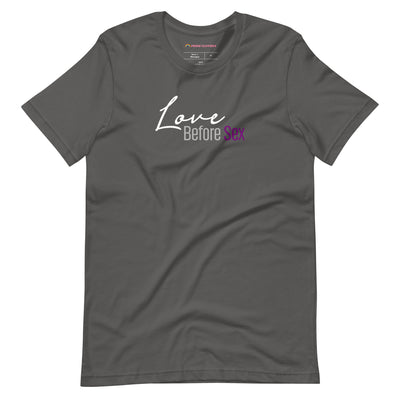 Pride Clothes - Love Before Sex Demisexual T-Shirt - Asphalt