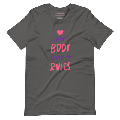 Pride Clothes - My Body My Rules T-Shirt - Asphalt