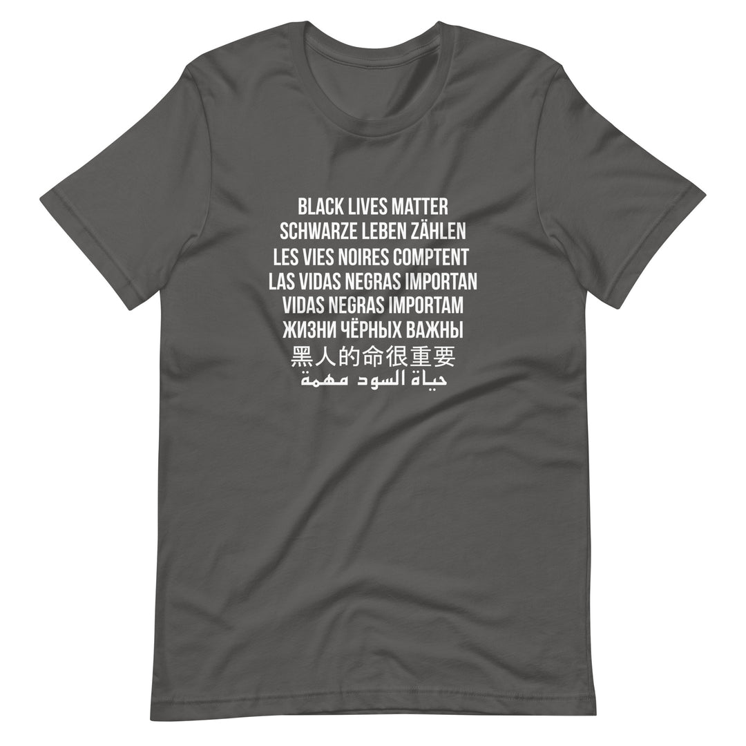 Fight for an Equal World Black Lives Matter T-Shirt