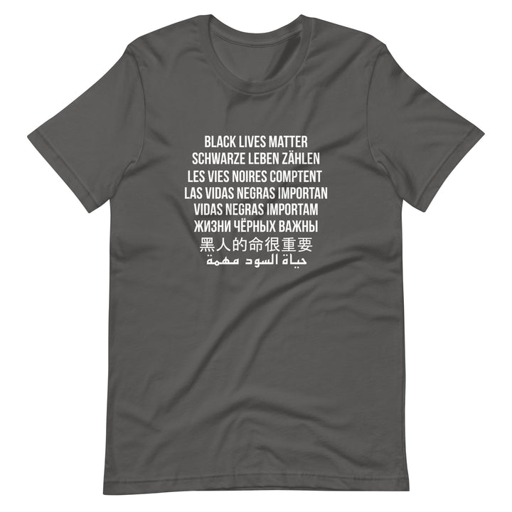 Fight for an Equal World Black Lives Matter T-Shirt