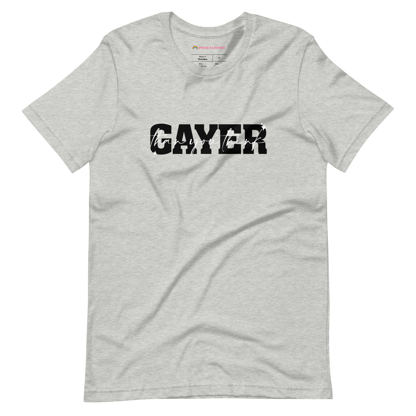 Pride Clothes - Hands Up in the Air and Show That Your Gayer T-Shirt - Athletic Heather