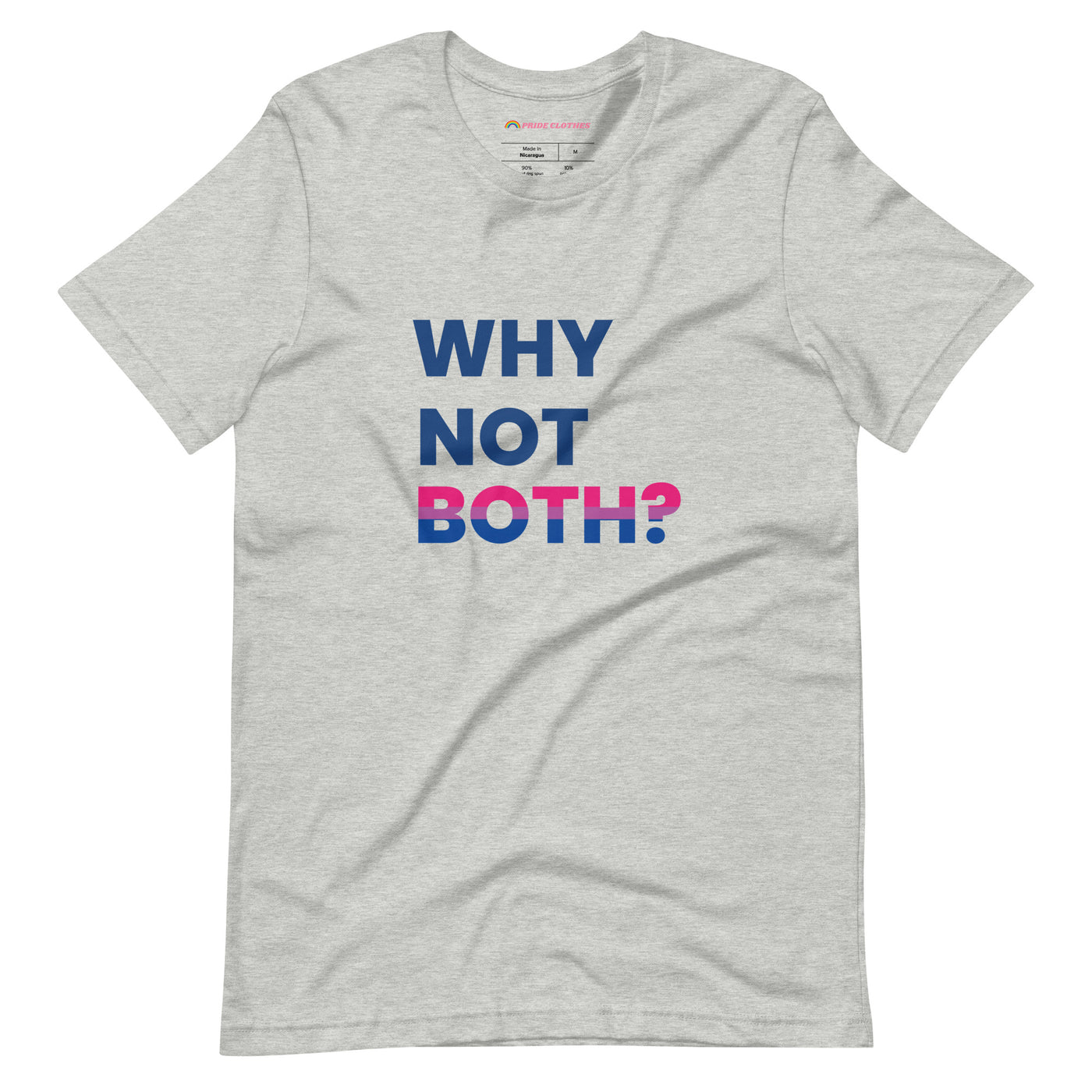 Pride Clothes - Why Limit Yourself to One Why Not Both BI Pride T-Shirt - Athletic Heather