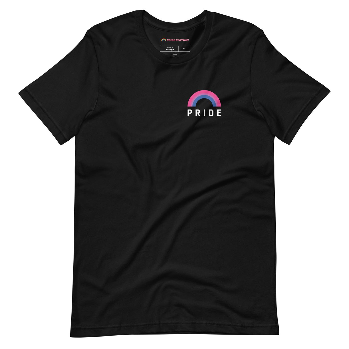 Pride Clothes - I Love Both Bisexual Pride Rainbow TShirt - Black