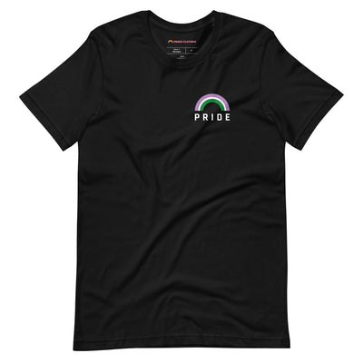 Pride Clothes - Nonbinary Genderqueer Rainbow Pride Shop T-Shirt - Black