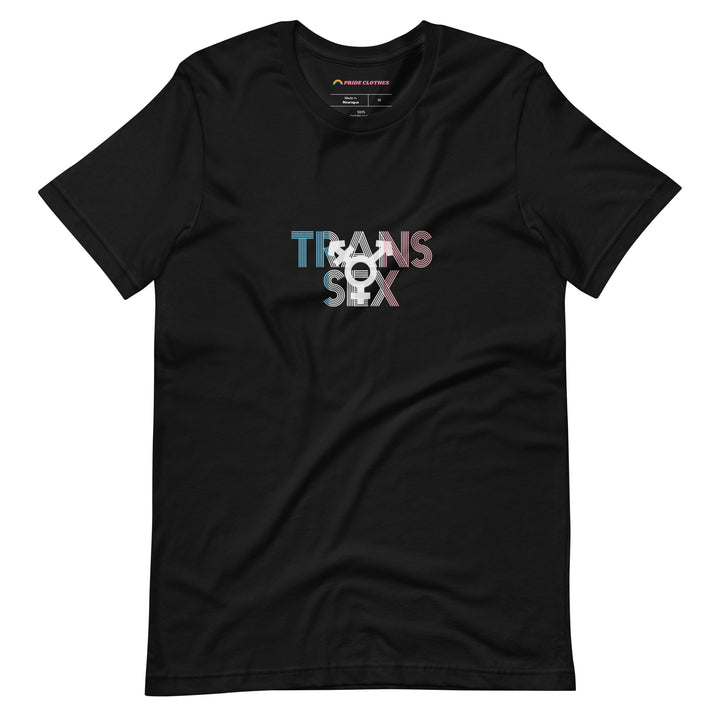 PrideClothes - Transgender Symbol Trans Sex T-Shirt - Black