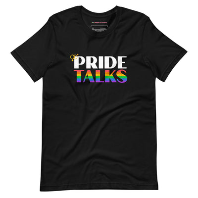 Pride Clothes - Pride Talks Pride T-Shirt - Black