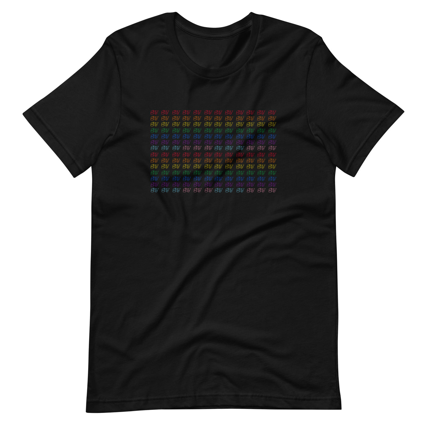 Pride Clothes - Remarkably Unique Typewriter Font Gay Pride T-Shirt - Black