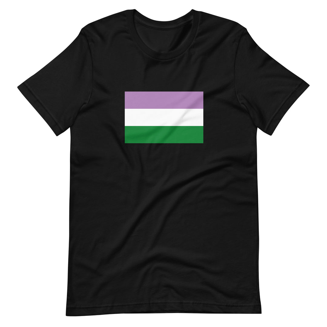 My Identity My World Genderqueer Pride Flag T-Shirt
