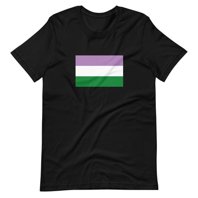 My Identity My World Genderqueer Pride Flag T-Shirt