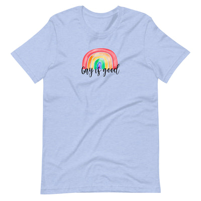 Delight & Excite Gay Is Good Rainbow Pride T-Shirt