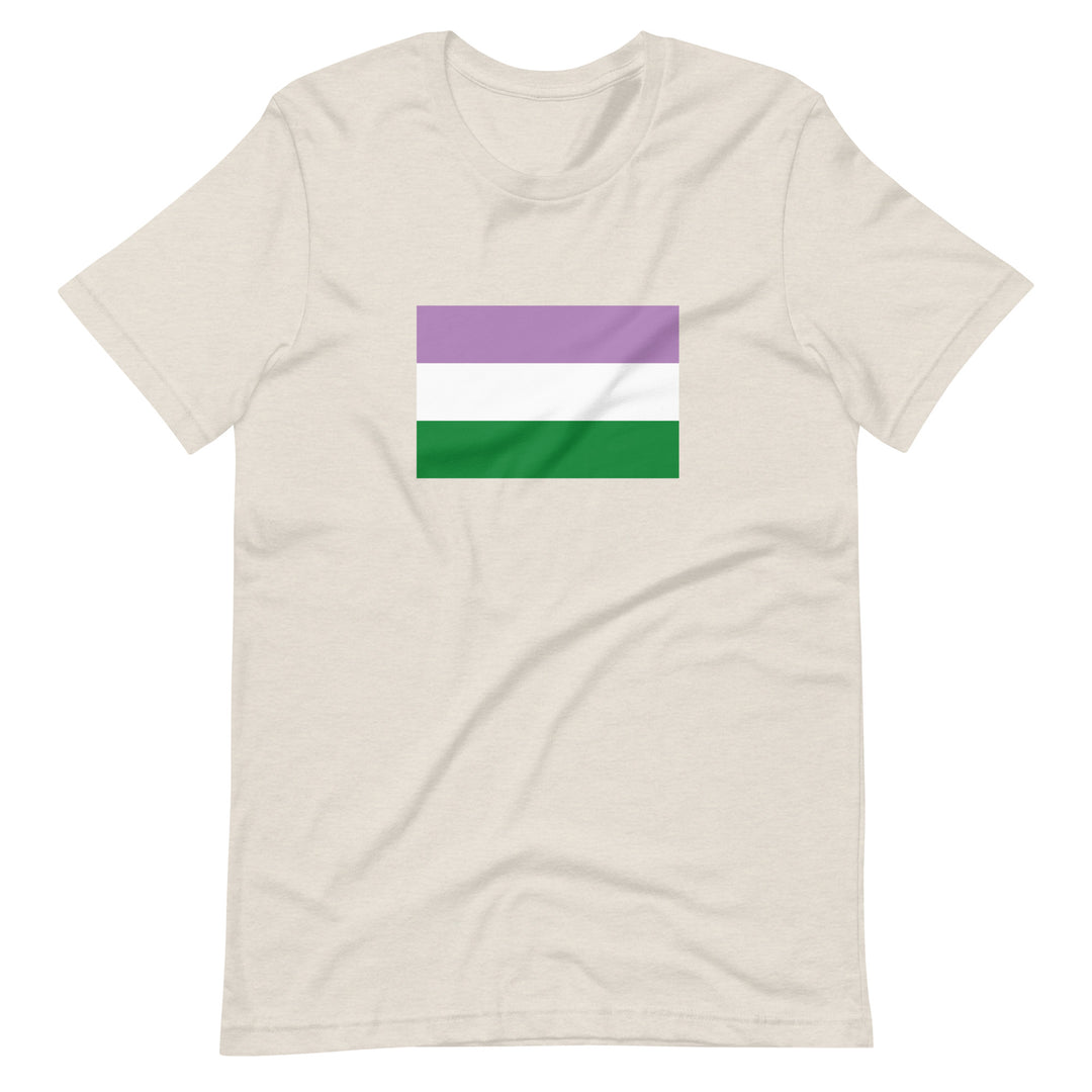 My Identity My World Genderqueer Pride Flag T-Shirt