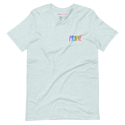 Pride Clothes - A Simple and Proud Gay Shirt for You - Heather Prism Ice Blue