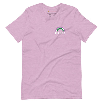 Pride Clothes - Nonbinary Genderqueer Rainbow Pride Shop T-Shirt - Heather Prism Lilac