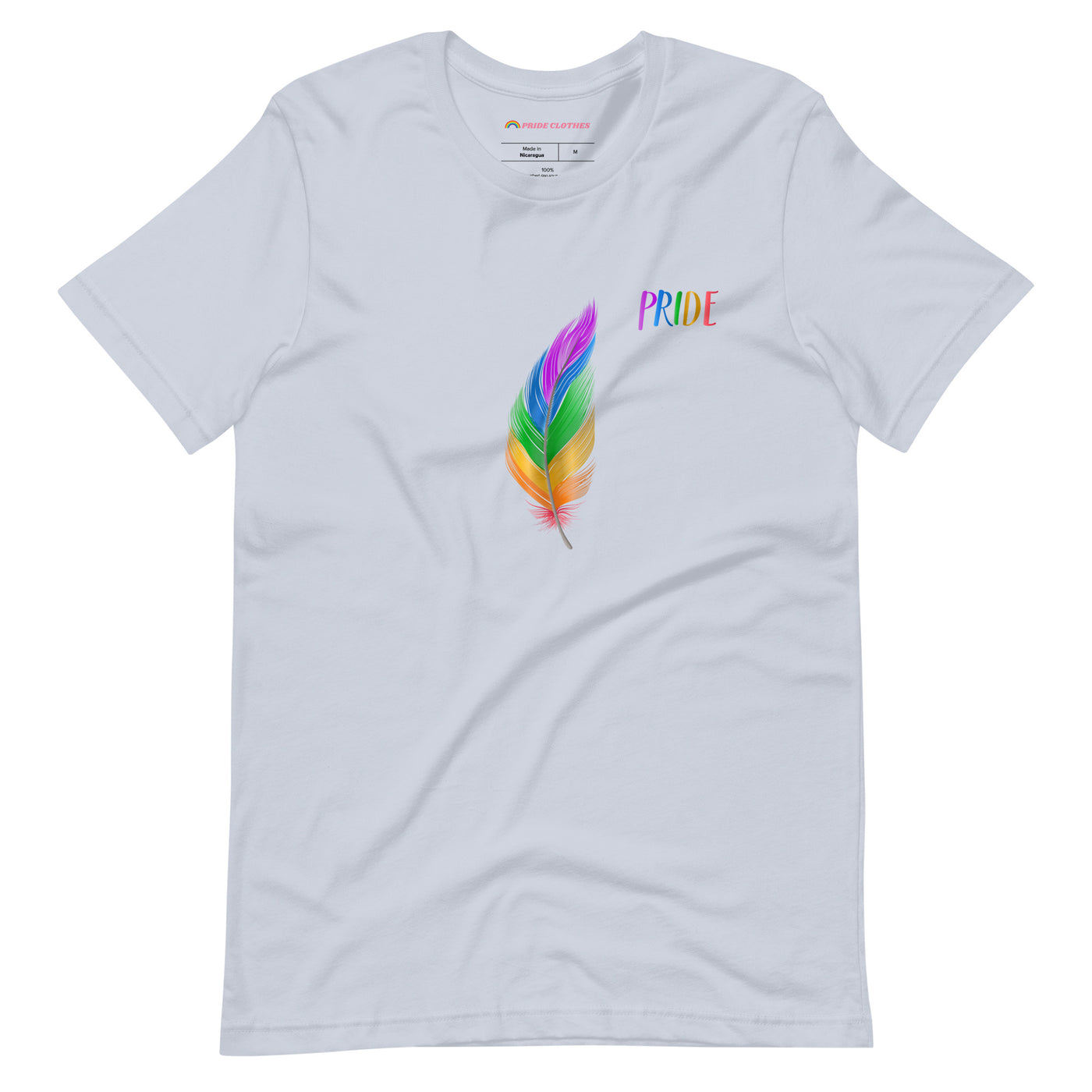 Pride Clothes - A Pride Feather Shirt That Can Make You Look and Feel Your Best - Light Blue
