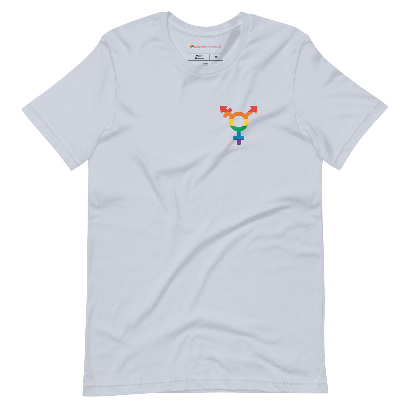 PrideClothes - Trans Pride Colors Symbol Shirt - Light Blue