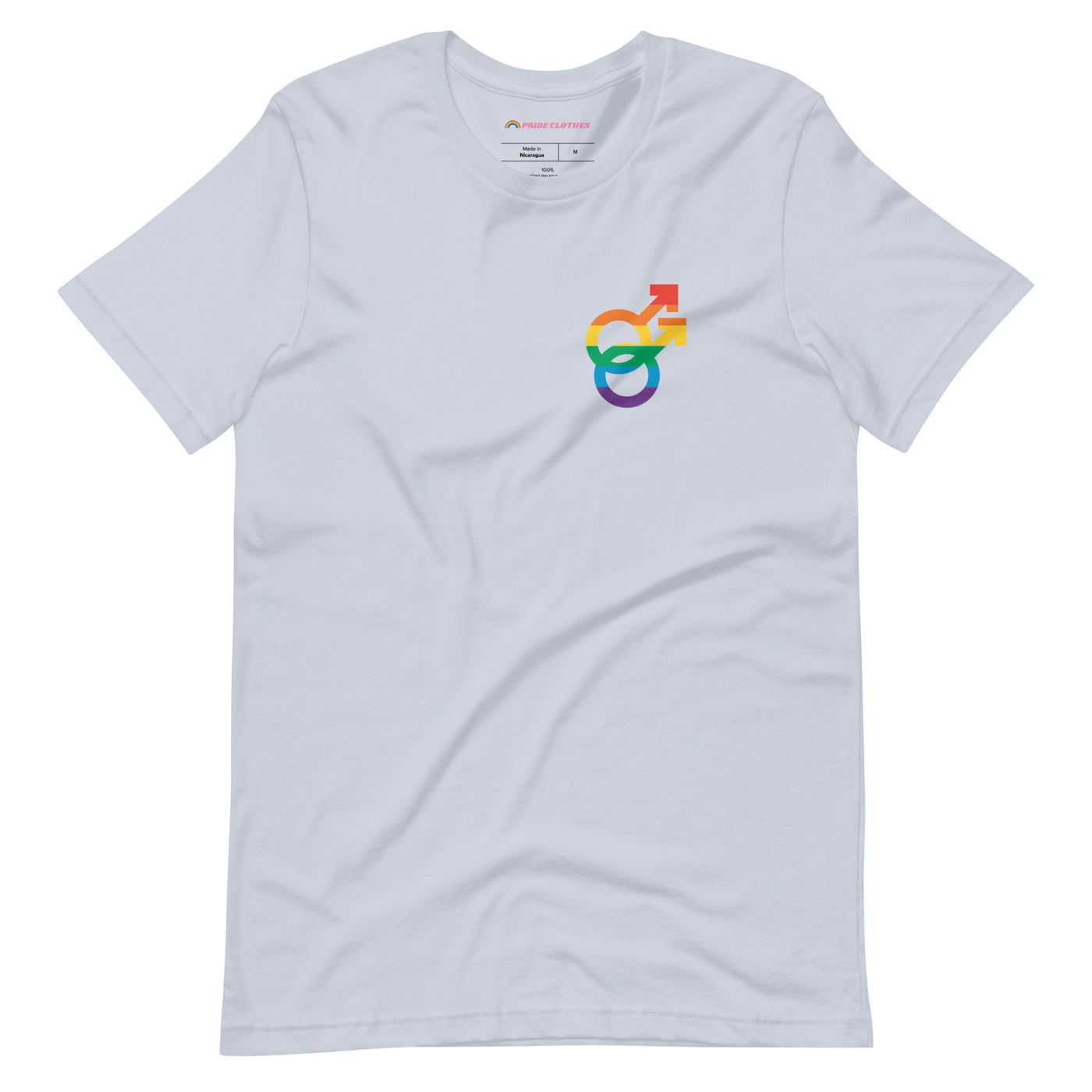 Pride Clothes - Fearlessly Express Your Truth Gay Gender Pride T-Shirt - Light Blue