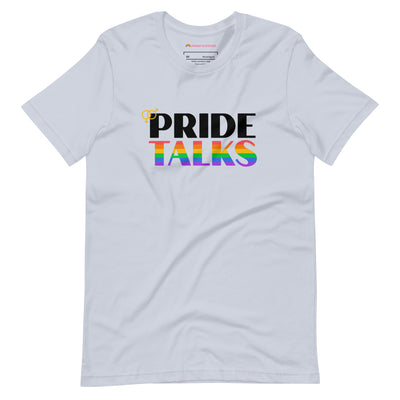 Pride Clothes - Pride Talks Pride T-Shirt - Light Blue