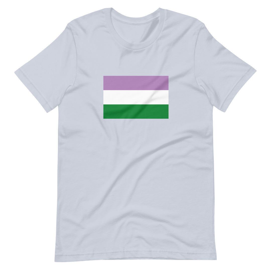 My Identity My World Genderqueer Pride Flag T-Shirt