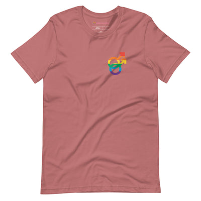 Pride Clothes - Fearlessly Express Your Truth Gay Gender Pride T-Shirt - Mauve
