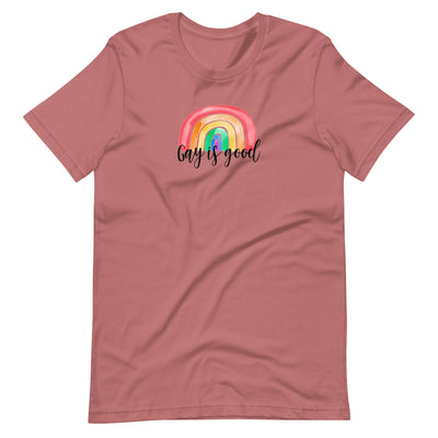 Delight & Excite Gay Is Good Rainbow Pride T-Shirt