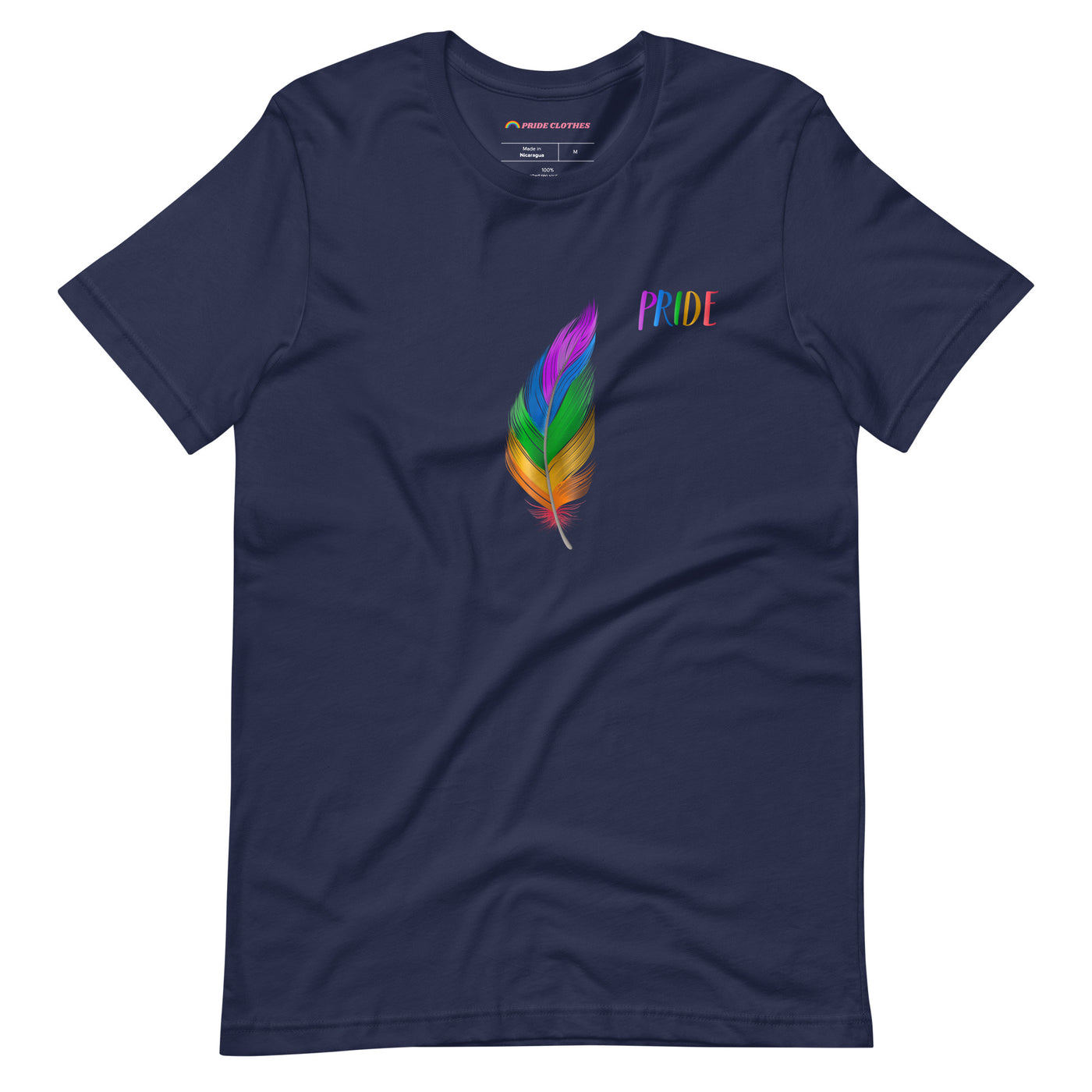 Pride Clothes - A Pride Feather Shirt That Can Make You Look and Feel Your Best - Navy