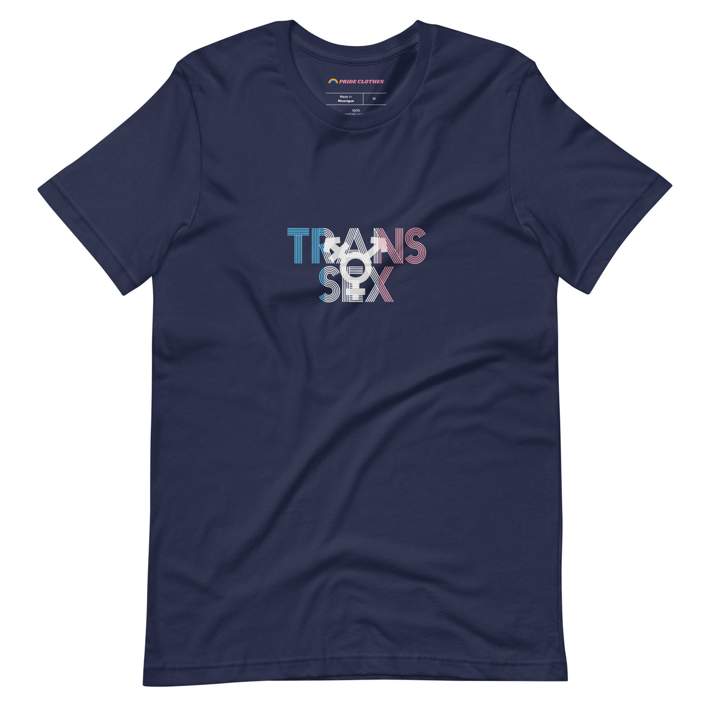 PrideClothes - Transgender Symbol Trans Sex T-Shirt - Navy