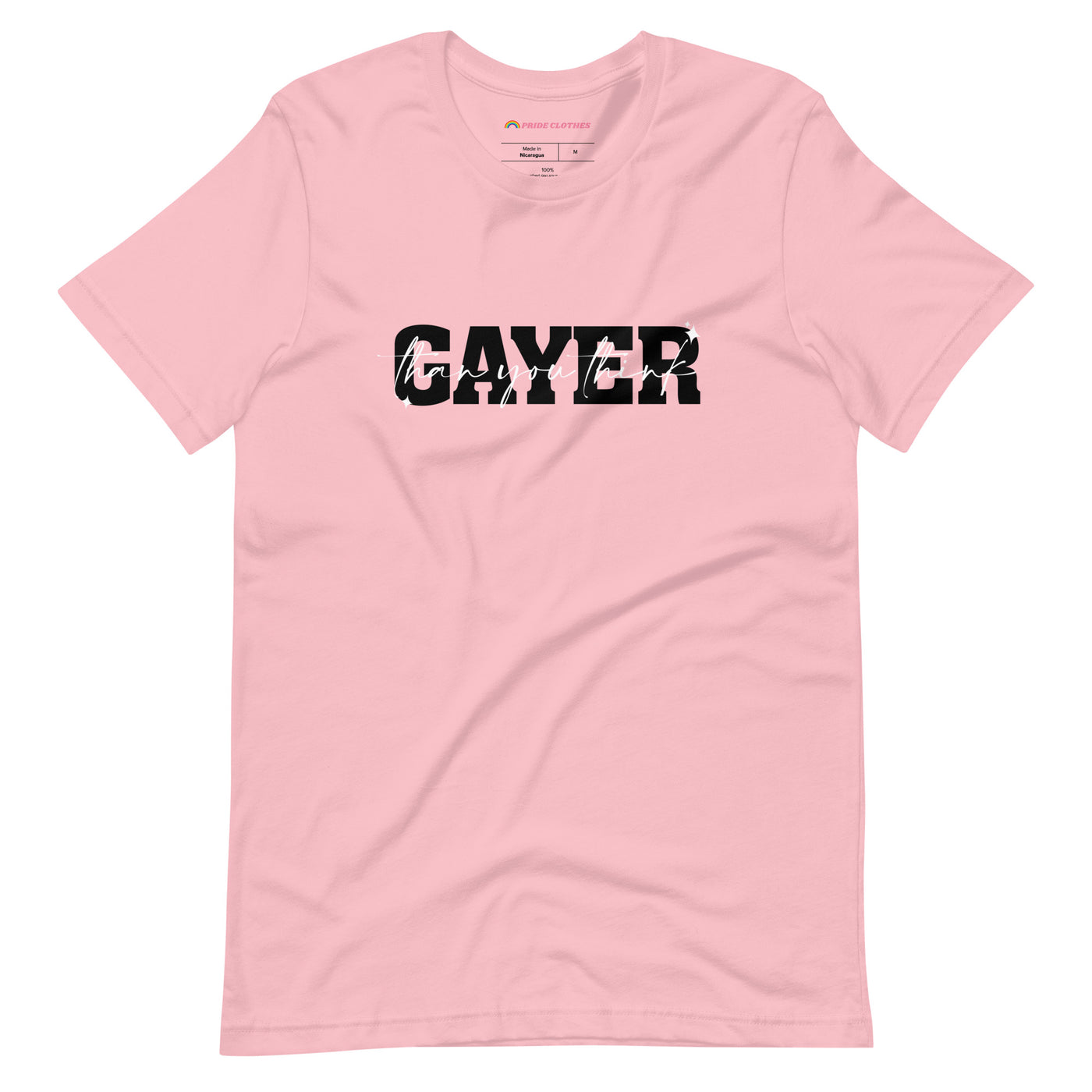 Pride Clothes - Hands Up in the Air and Show That Your Gayer T-Shirt - Pink