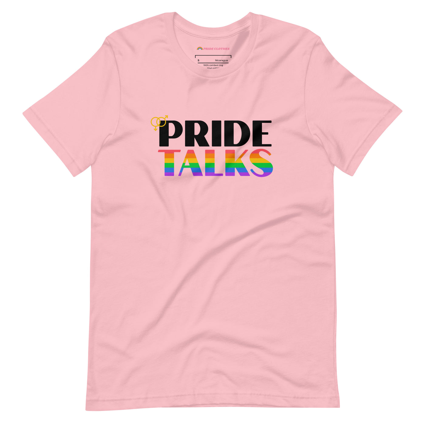 Pride Clothes - Pride Talks Pride T-Shirt - Pink