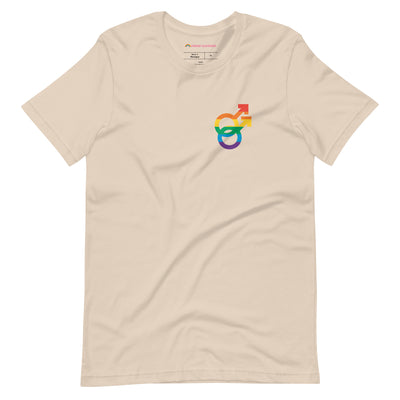 Pride Clothes - Fearlessly Express Your Truth Gay Gender Pride T-Shirt - Soft Cream