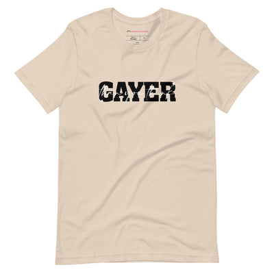 Pride Clothes - Hands Up in the Air and Show That Your Gayer T-Shirt - Soft Cream