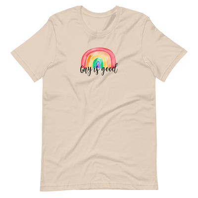 Delight & Excite Gay Is Good Rainbow Pride T-Shirt