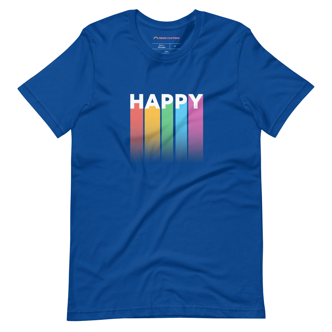 Pride Clothes - Happy & Ya' Know It Gay Pride Flag T-Shirt - Royal