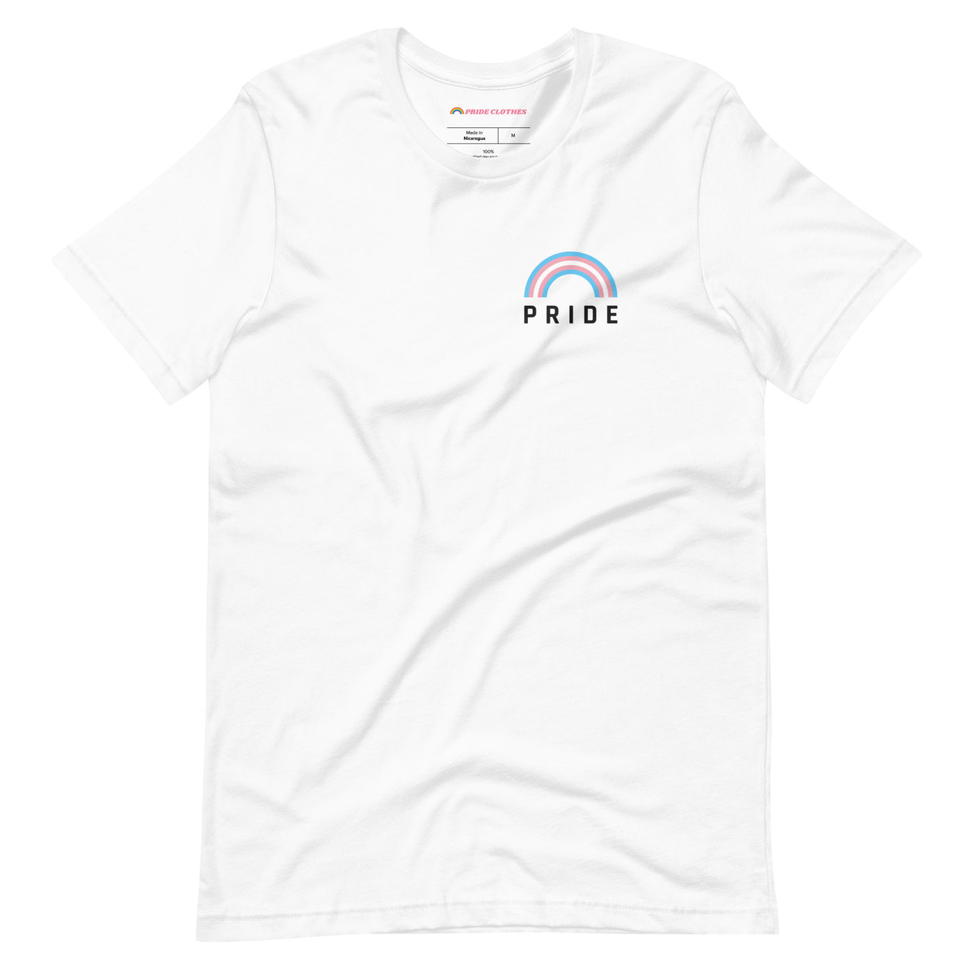 Pride Clothes - Transgender Rainbow Trans Pride T-Shirt - White