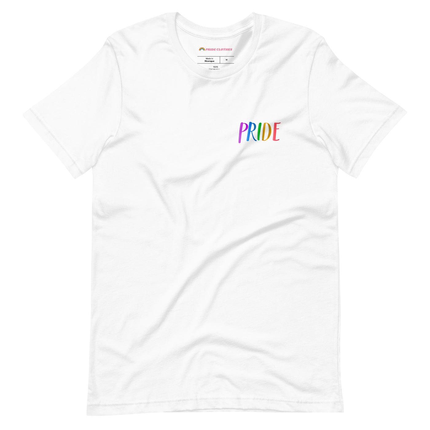 Pride Clothes - A Simple and Proud Gay Shirt for You - White