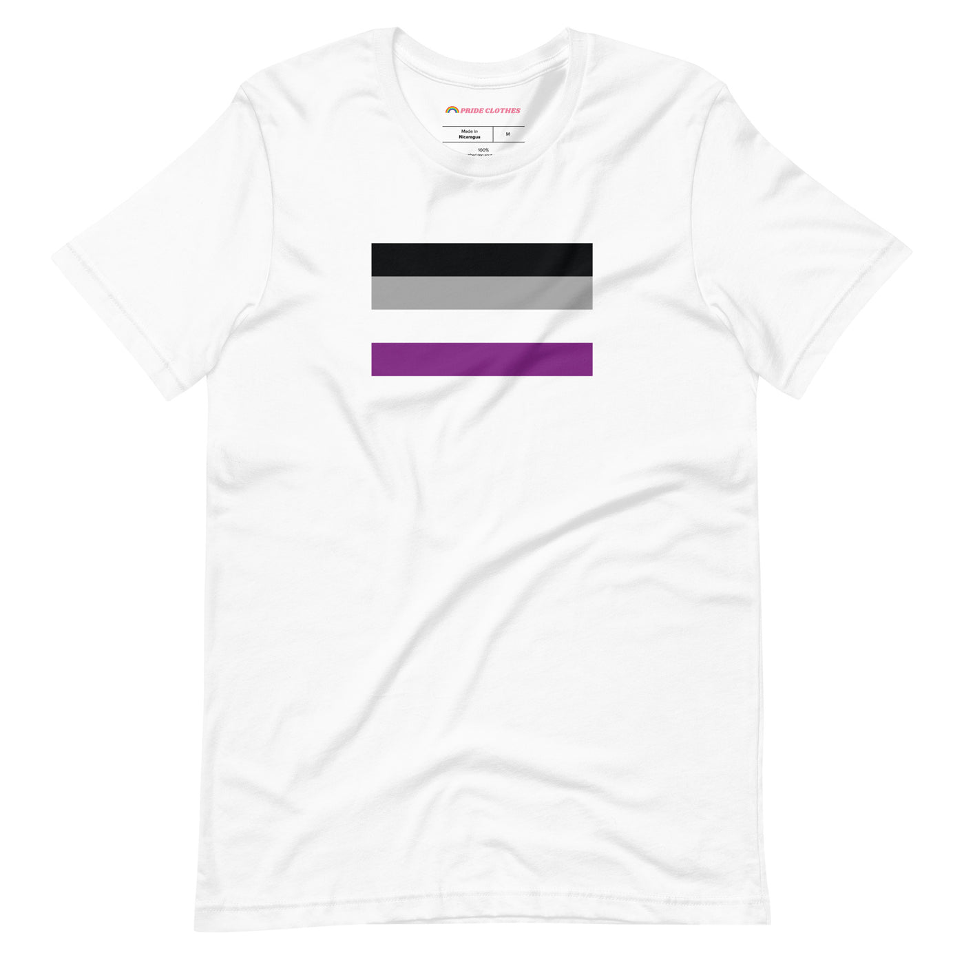 Pride Clothes - Love is More Than Just Romance Asexual Pride T-Shirt - White