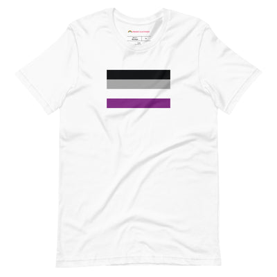 Pride Clothes - Love is More Than Just Romance Asexual Pride T-Shirt - White