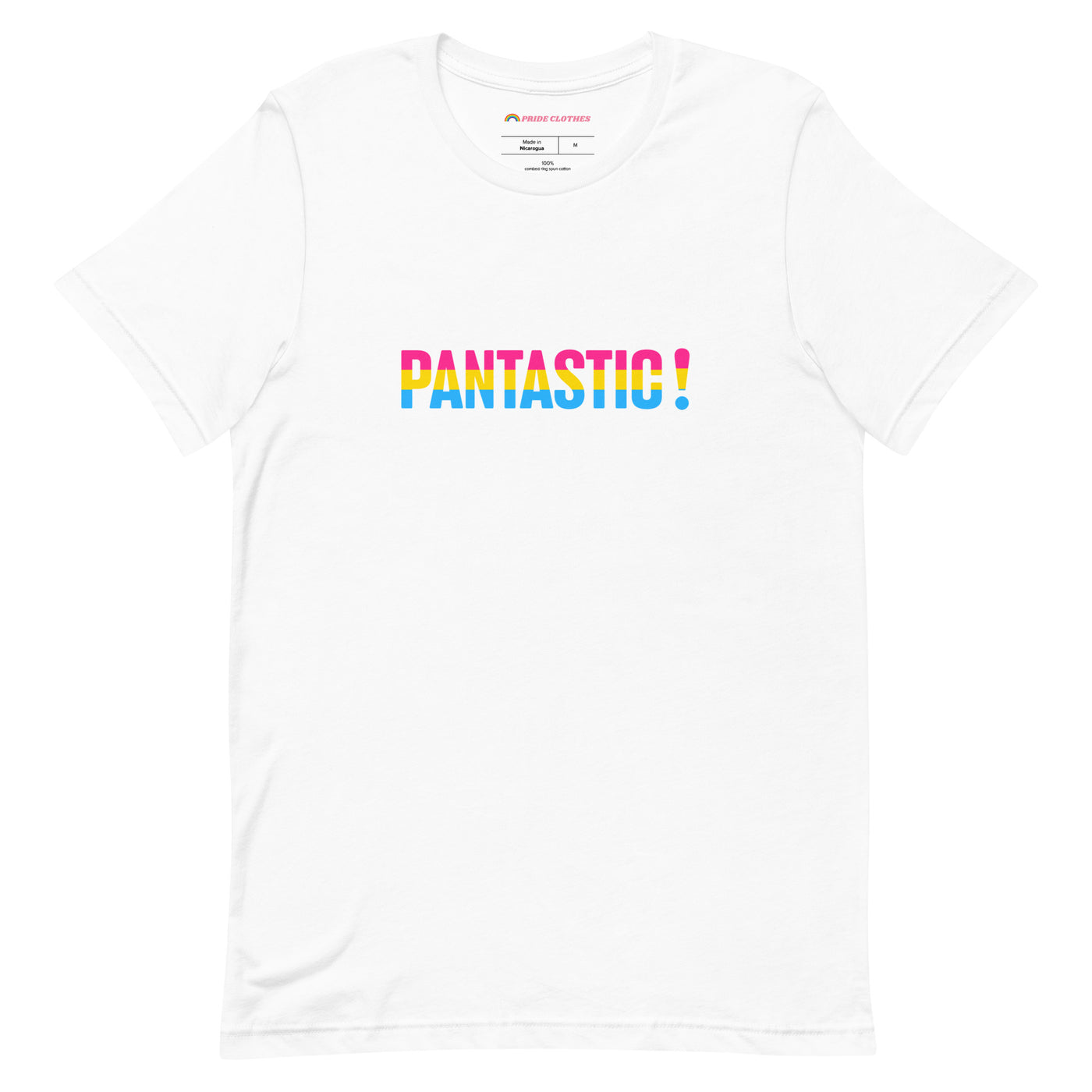 Pride Clothes - Catch and Clever Pansexual Pride Shirt - White