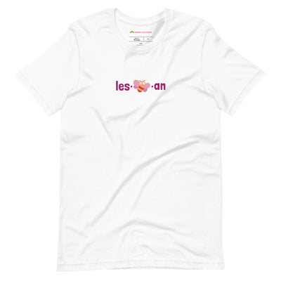 Pride Clothes - Bee Yourself Beeutiful Cutesy Lesbian Pride TShirt - White
